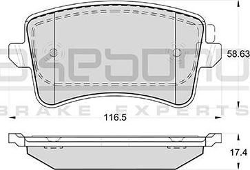 Akebono AN-4751K - Set placute frana,frana disc aaoparts.ro
