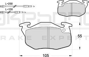 Akebono AN-4713WK - Set placute frana,frana disc aaoparts.ro