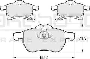 Akebono AN-8033WK - Set placute frana,frana disc aaoparts.ro