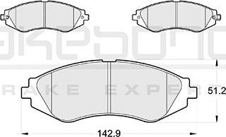 Akebono AN-8120K - Set placute frana,frana disc aaoparts.ro