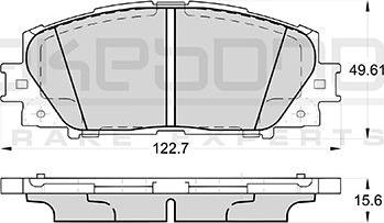 J&S Automotive VBP3196 - Set placute frana,frana disc aaoparts.ro