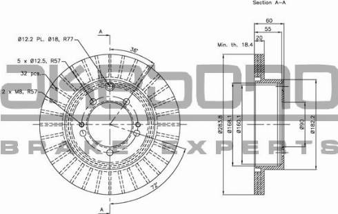 Akebono BN-0967 - Disc frana aaoparts.ro