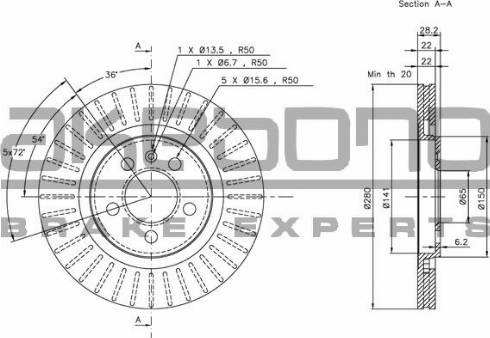 Akebono BN-0255E - Disc frana aaoparts.ro