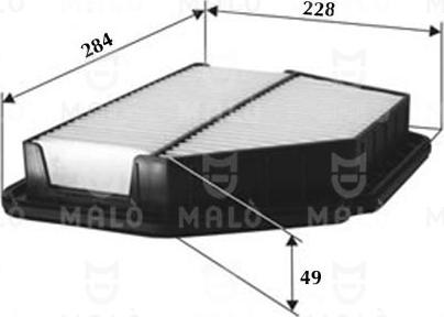 AKRON-MALÒ 1500491 - Filtru aer aaoparts.ro