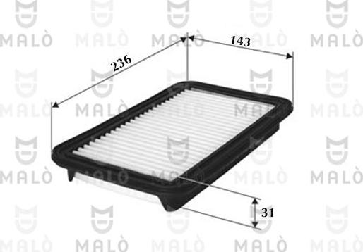 AKRON-MALÒ 1500594 - Filtru aer aaoparts.ro