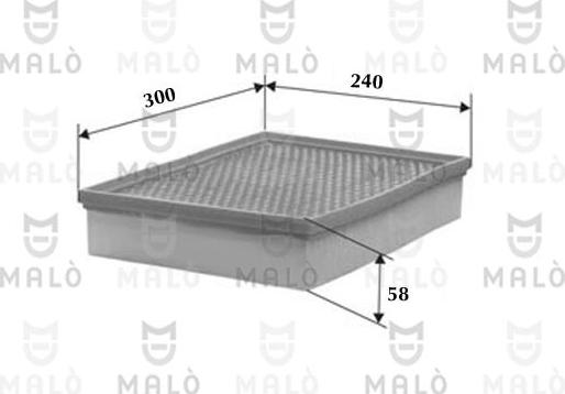 AKRON-MALÒ 1500598 - Filtru aer aaoparts.ro