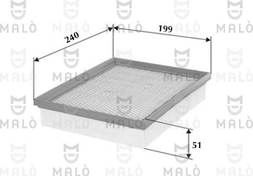 AKRON-MALÒ 1500592 - Filtru aer aaoparts.ro
