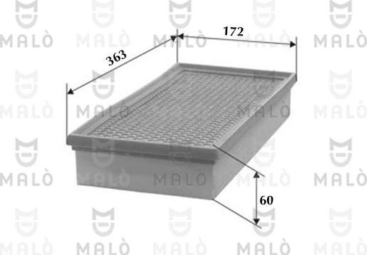 AKRON-MALÒ 1500597 - Filtru aer aaoparts.ro