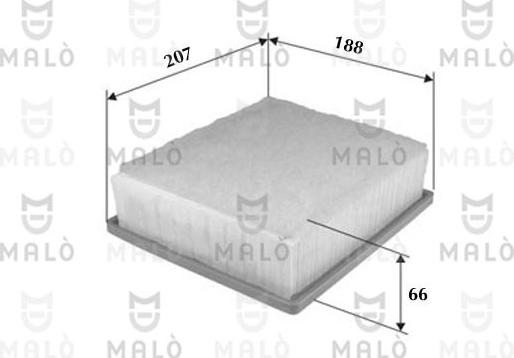 AKRON-MALÒ 1500549 - Filtru aer aaoparts.ro