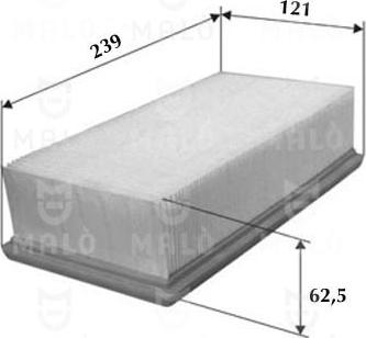 AKRON-MALÒ 1500542 - Filtru aer aaoparts.ro