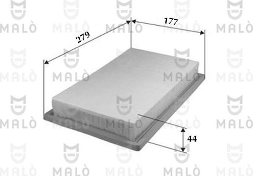 AKRON-MALÒ 1500554 - Filtru aer aaoparts.ro