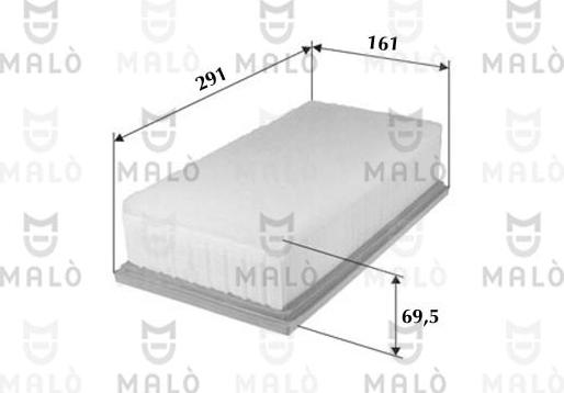 AKRON-MALÒ 1500567 - Filtru aer aaoparts.ro