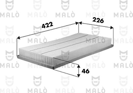 AKRON-MALÒ 1500662 - Filtru aer aaoparts.ro