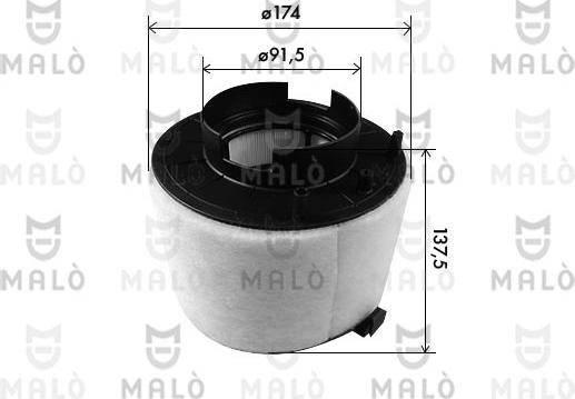 AKRON-MALÒ 1500618 - Filtru aer aaoparts.ro