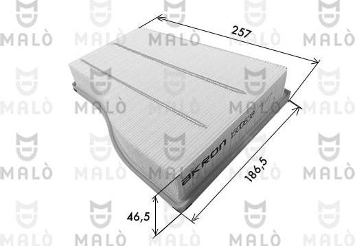 AKRON-MALÒ 1500638 - Filtru aer aaoparts.ro