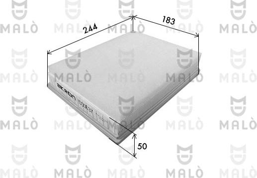 AKRON-MALÒ 1500637 - Filtru aer aaoparts.ro