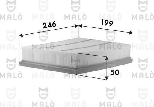 AKRON-MALÒ 1500676 - Filtru aer aaoparts.ro