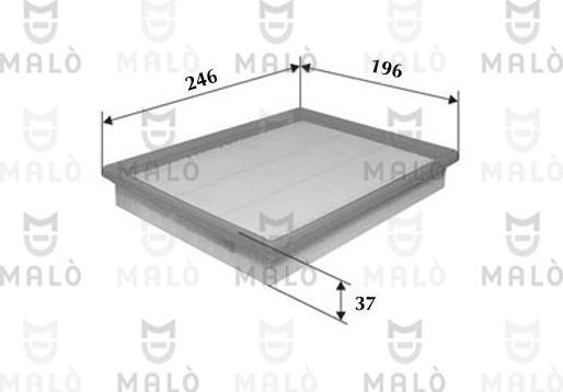 AKRON-MALÒ 1500098 - Filtru aer aaoparts.ro