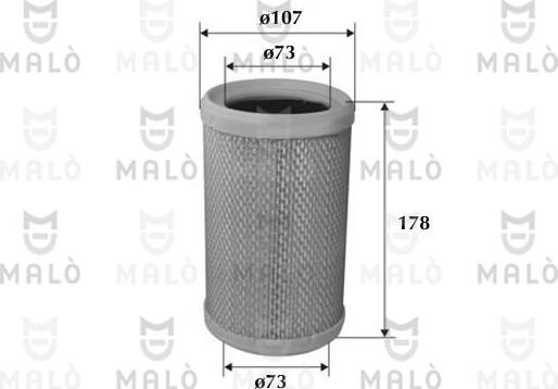 AKRON-MALÒ 1500055 - Filtru aer aaoparts.ro