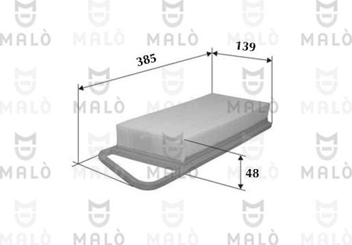 AKRON-MALÒ 1500006 - Filtru aer aaoparts.ro