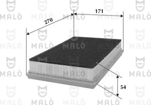 AKRON-MALÒ 1500087 - Filtru aer aaoparts.ro