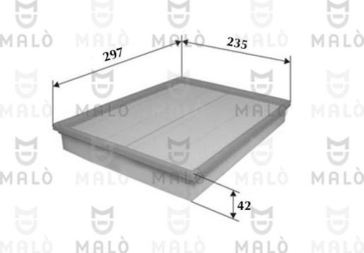 AKRON-MALÒ 1500030 - Filtru aer aaoparts.ro