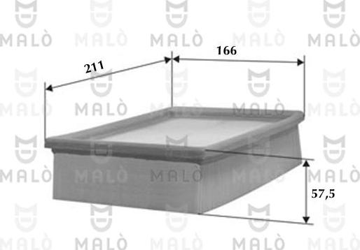 AKRON-MALÒ 1500140 - Filtru aer aaoparts.ro