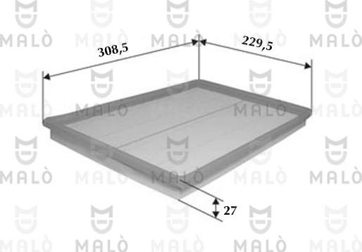 AKRON-MALÒ 1500164 - Filtru aer aaoparts.ro