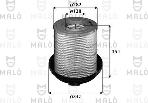 AKRON-MALÒ 1500107 - Filtru aer aaoparts.ro