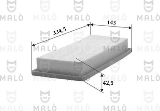 AKRON-MALÒ 1500119 - Filtru aer aaoparts.ro