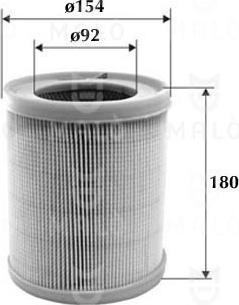 AKRON-MALÒ 1500182 - Filtru aer aaoparts.ro