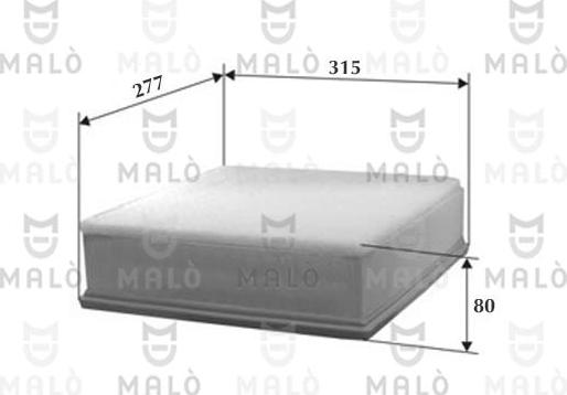 AKRON-MALÒ 1500135 - Filtru aer aaoparts.ro
