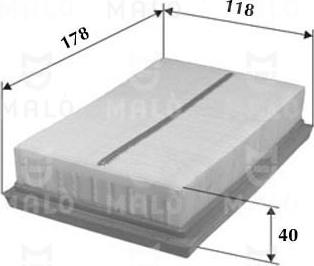 AKRON-MALÒ 1500355 - Filtru aer aaoparts.ro