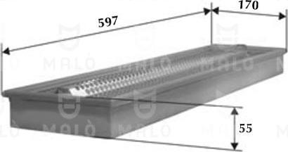 AKRON-MALÒ 1500380 - Filtru aer aaoparts.ro