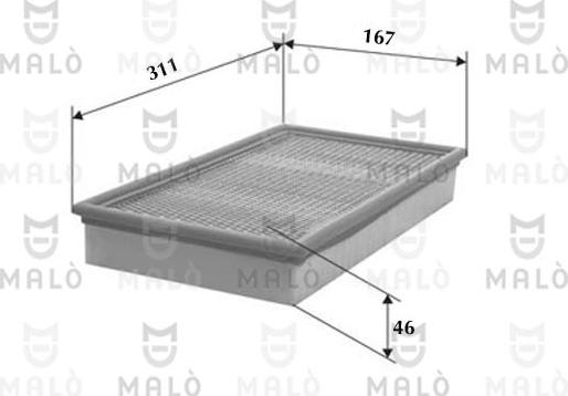 AKRON-MALÒ 1500331 - Filtru aer aaoparts.ro