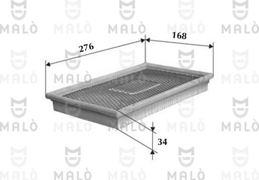 AKRON-MALÒ 1500338 - Filtru aer aaoparts.ro