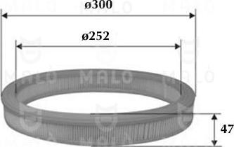 AKRON-MALÒ 1500371 - Filtru aer aaoparts.ro