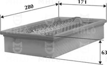 AKRON-MALÒ 1500248 - Filtru aer aaoparts.ro