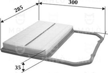 AKRON-MALÒ 1500264 - Filtru aer aaoparts.ro