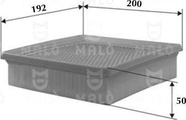 AKRON-MALÒ 1500261 - Filtru aer aaoparts.ro