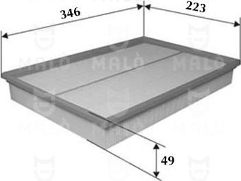 AKRON-MALÒ 1500281 - Filtru aer aaoparts.ro