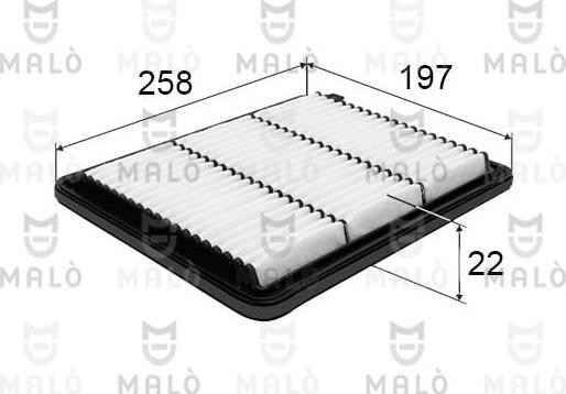 AKRON-MALÒ 1500725 - Filtru aer aaoparts.ro