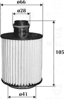 AKRON-MALÒ 1510069 - Filtru ulei aaoparts.ro