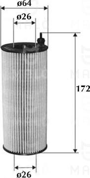 AKRON-MALÒ 1510004 - Filtru ulei aaoparts.ro