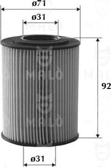 AKRON-MALÒ 1510037 - Filtru ulei aaoparts.ro