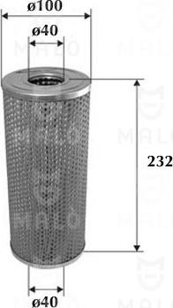 AKRON-MALÒ 1510155 - Filtru ulei aaoparts.ro