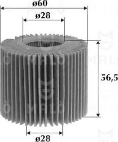 AKRON-MALÒ 1510166 - Filtru ulei aaoparts.ro