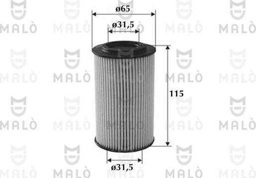 AKRON-MALÒ 1510104 - Filtru ulei aaoparts.ro