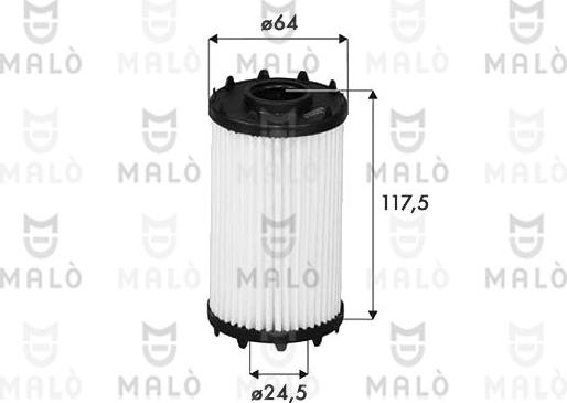 AKRON-MALÒ 1510256 - Filtru ulei aaoparts.ro