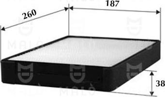 AKRON-MALÒ 1530911 - Filtru, aer habitaclu aaoparts.ro